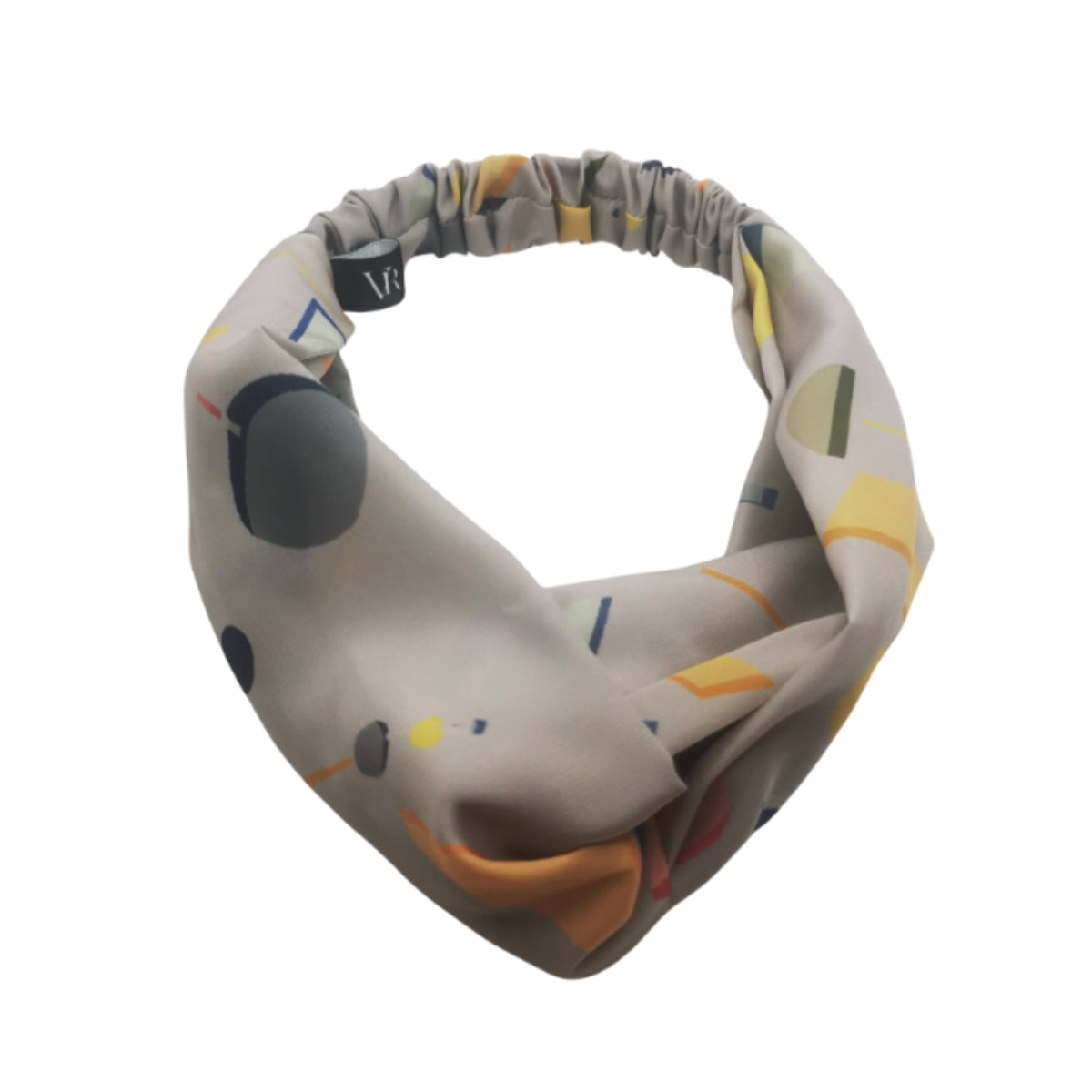 Silk Twill Geo shapes Headband