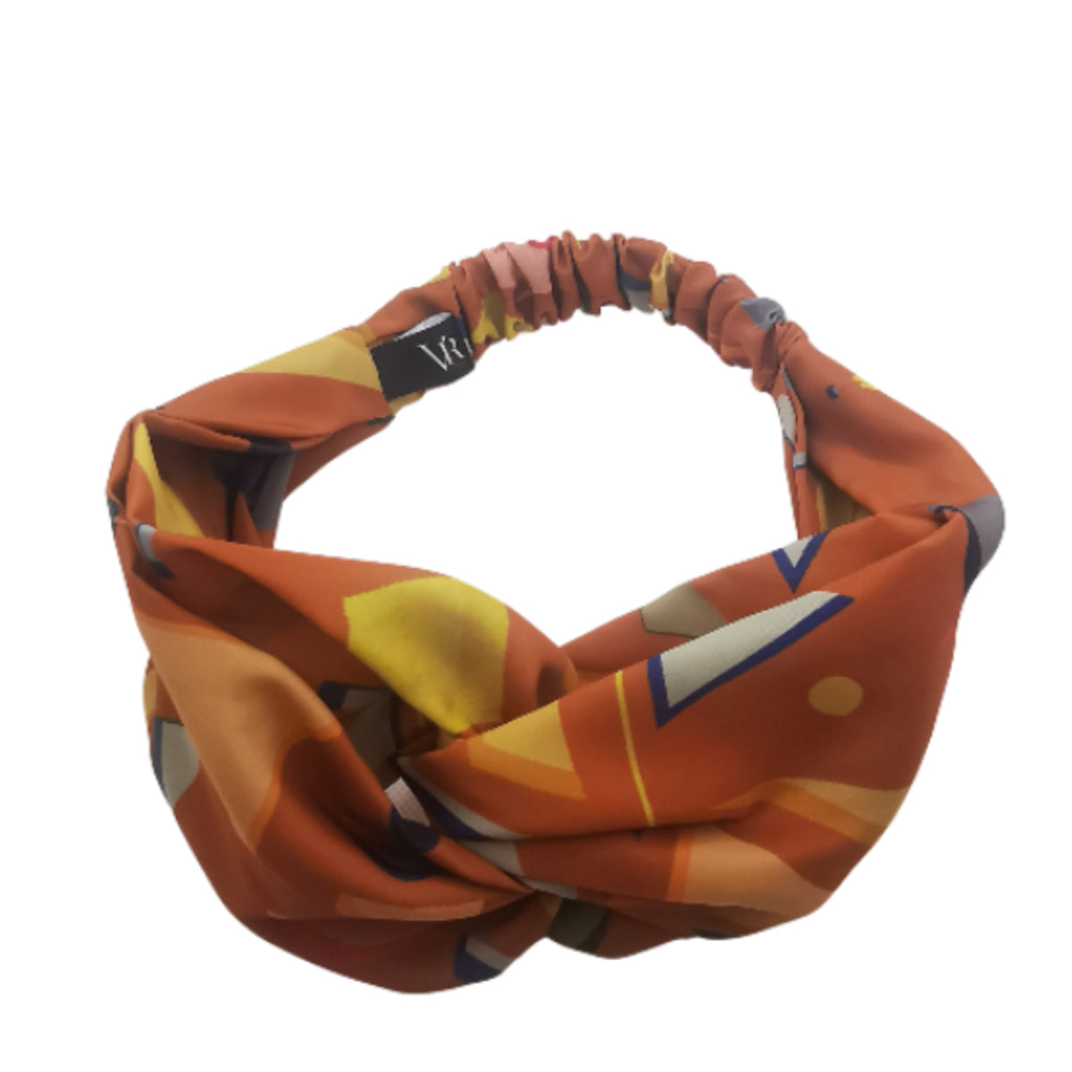 Silk Twill Geo shapes Headband