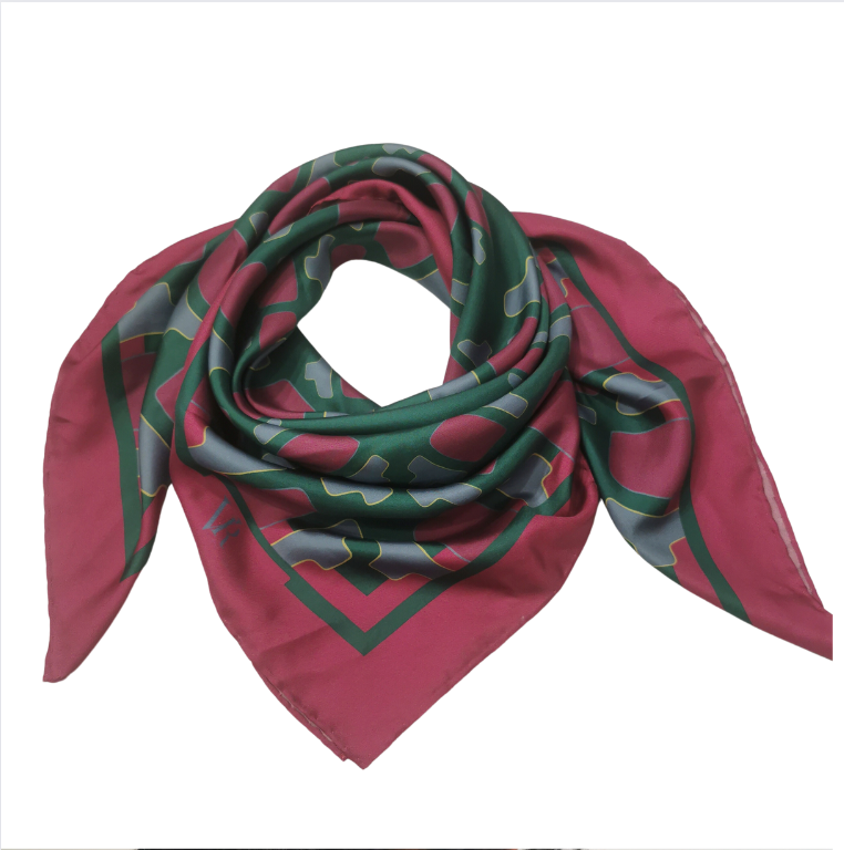 Drop" Silk Twill Scarf