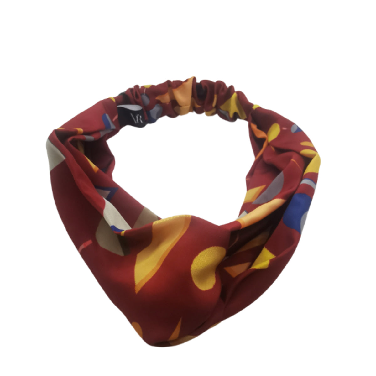 Silk Twill Geo shapes Headband