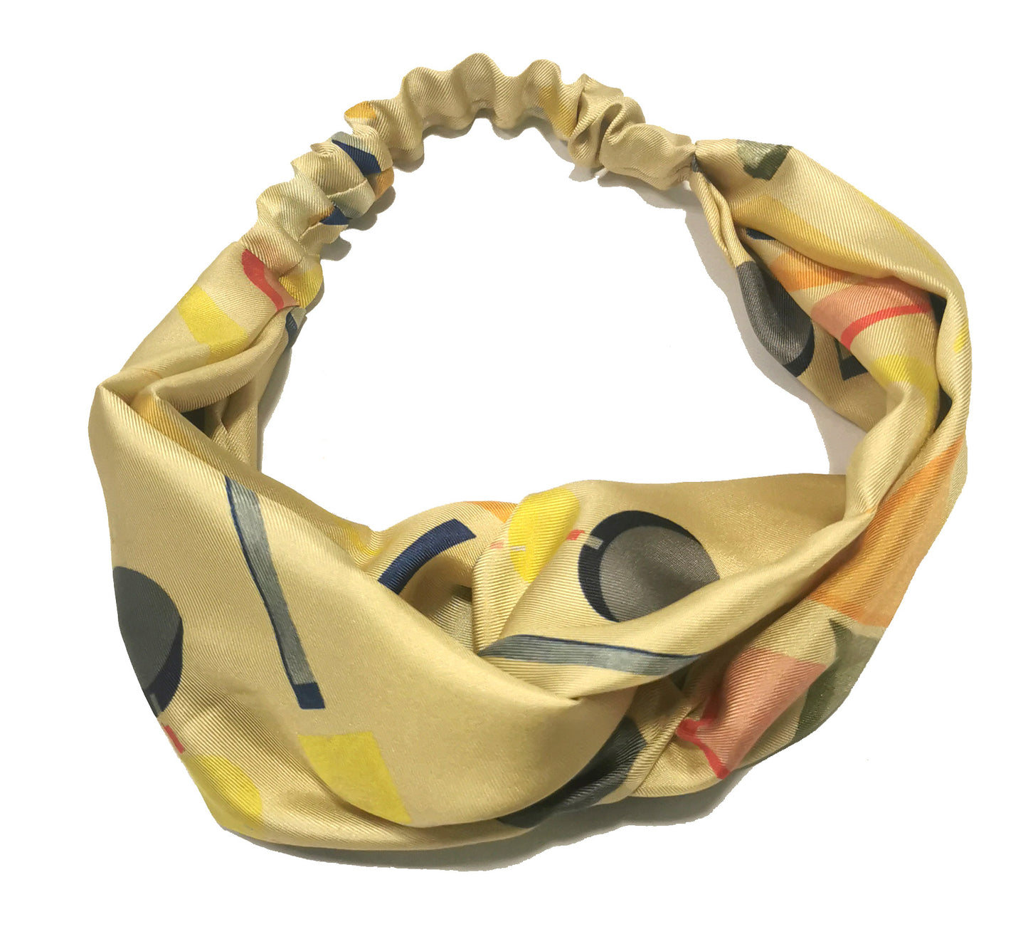 Silk Twill Geo shapes Headband