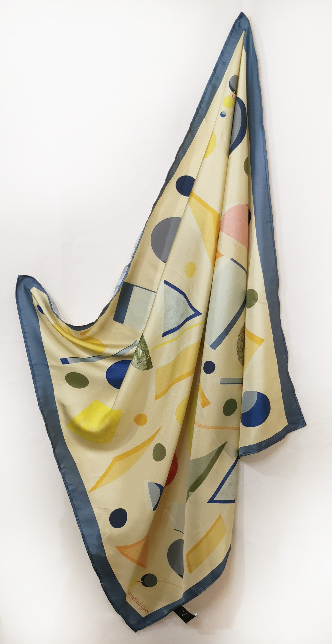 Broken Shapes Silk Scarf