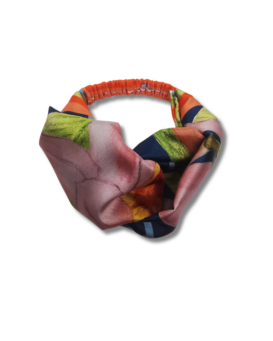 Silk Twill Tropical Headband