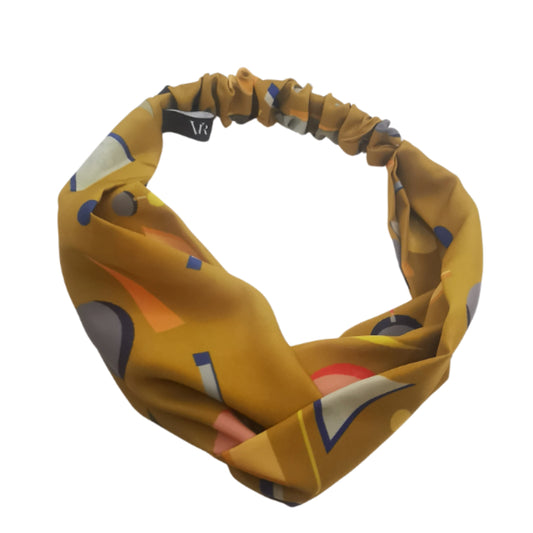Silk Twill Geo shapes Headband